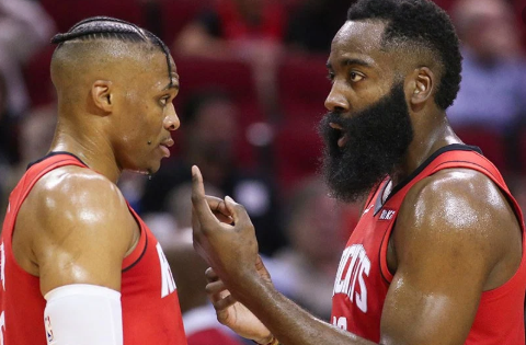Harden and Westbrook Lead Rockets to Eighth Consecutive Win