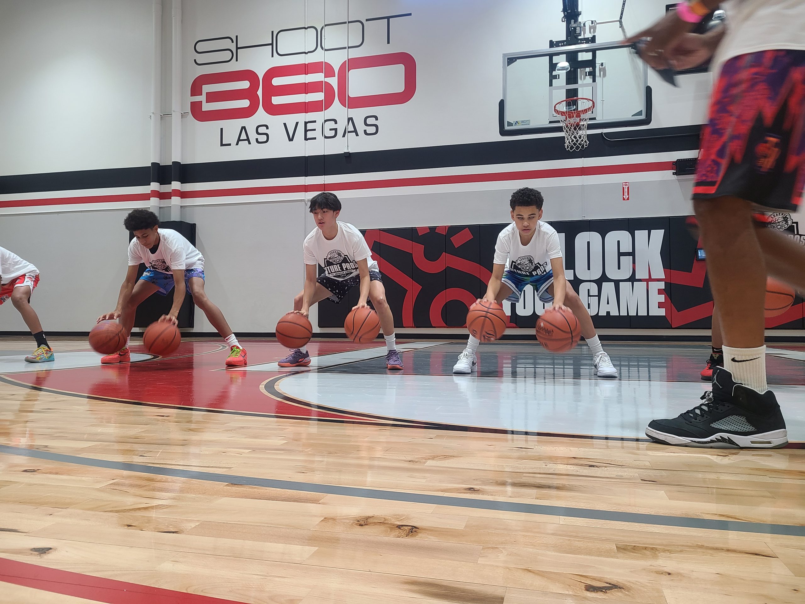 future pros las vegas shoot 360 basketball